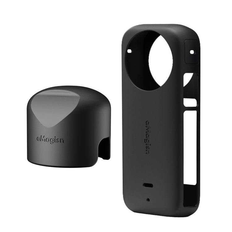 Para Insta360 X3 aMagisn Body Funda protectora de silicona, Body+Lens Case (Black), Body+Lens Case (Blue), Body Case (black), Body Case (Blue), Lens Case (Black), Lens Case (Blue)