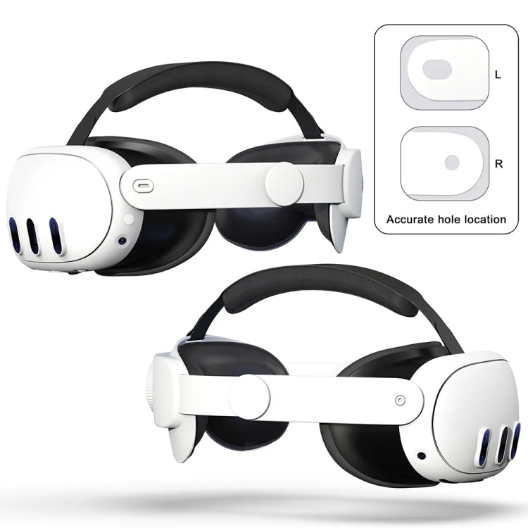 Correa ajustable para cabeza de auriculares Elite, para Oculus/Meta Quest 3 VR, Elite Headset White, Elite Headset Black