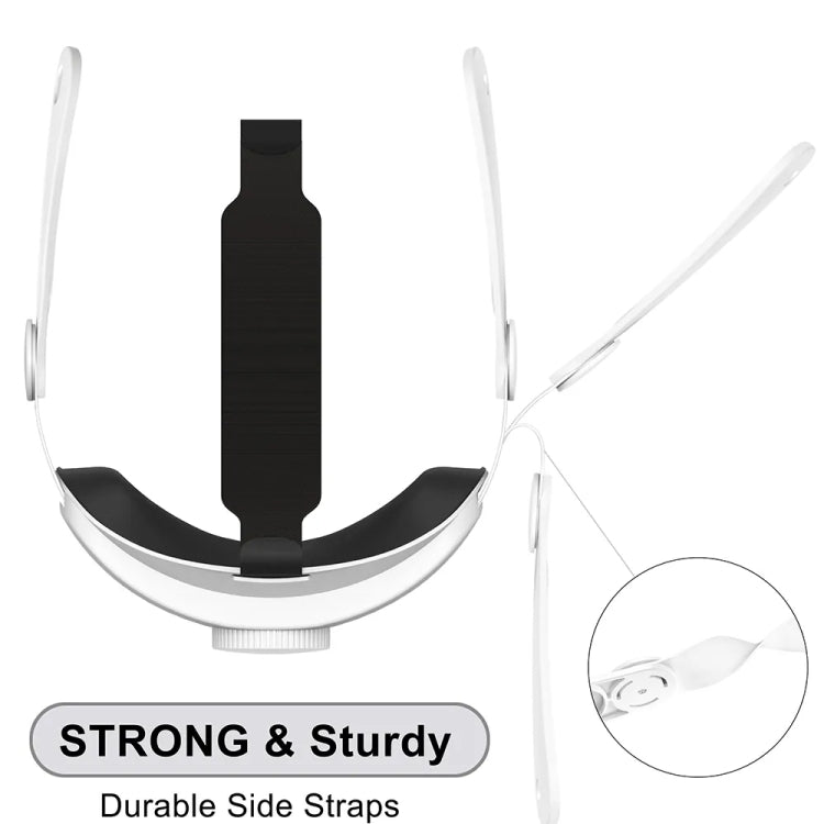 Correa ajustable para cabeza de auriculares Elite, para Oculus/Meta Quest 3 VR, Elite Headset White, Elite Headset Black