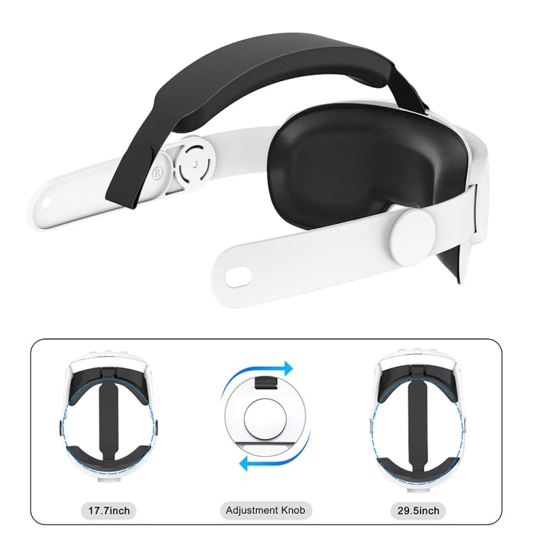 Correa ajustable para cabeza de auriculares Elite, para Oculus/Meta Quest 3 VR, Elite Headset White, Elite Headset Black