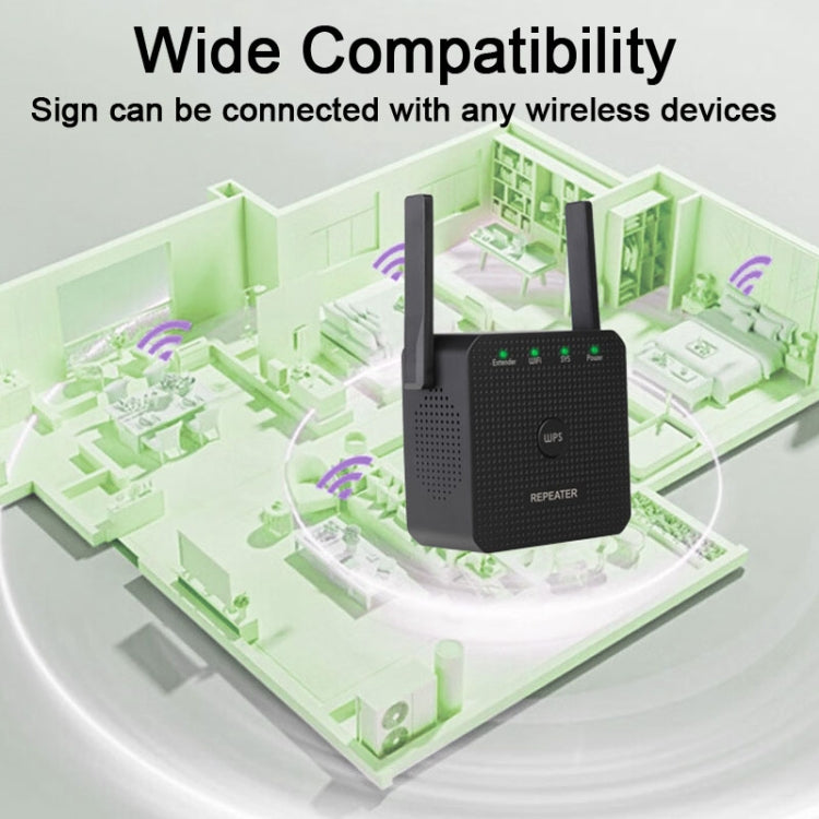 amplificador de Wifi del suplemento de Wifi del repetidor de 2.4G los 300M Wifi con 1 puerto LAN, US Plug, EU Plug, UK Plug