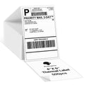 Papel de etiqueta térmico de pegatinas de 500 hojas de 4 × 6 pulgadas para Phomemo PM-246S / PM-241BT / D520BT, Folding White, Folding Rose Red, Folding Pink, Folding Light Blue, Folding Purple, Folding Yellow, Roll Paper White