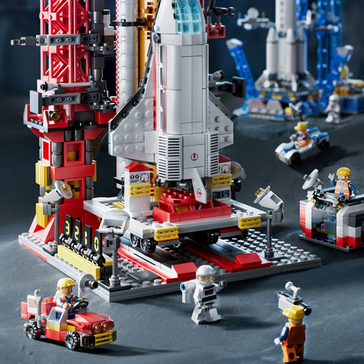 LELE BROTHER 1089 gránulos niños ensamblando juguetes educativos modelo de nave espacial bloques de construcción, 1089 Spaceship