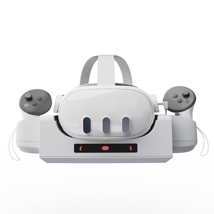 Base de carga para casco Oculus Quest 3 VR, estante de carga rápida montado en la pared con indicador LED
