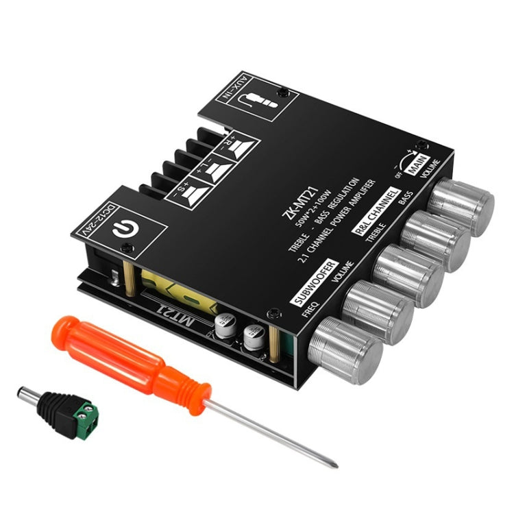 Módulo amplificador digital Bluetooth ZK-MT21 50W x 2+100W 2.1 canales, ZK-MT21