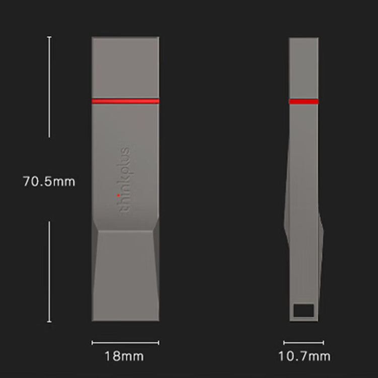 Unidad flash móvil de metal Lenovo Thinkplus TU180 Pro USB3.2, TU180 Pro 1000G