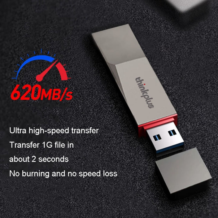 Unidad flash móvil de metal Lenovo Thinkplus TU180 Pro USB3.2, TU180 Pro 1000G