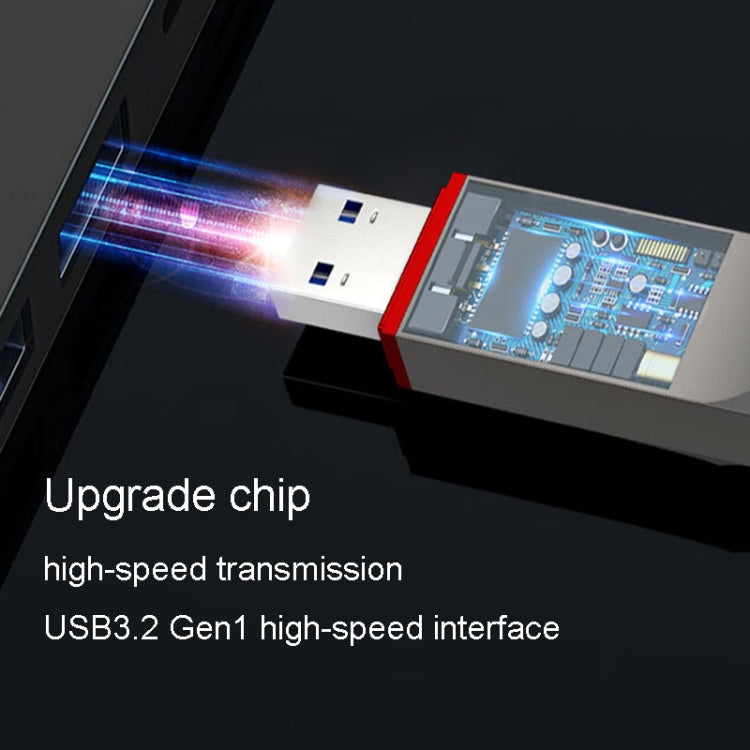 Unidad flash móvil de metal Lenovo Thinkplus TU180 Pro USB3.2, TU180 Pro 1000G