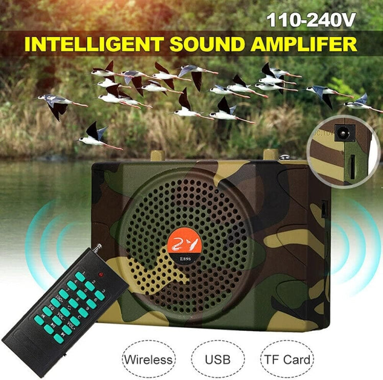 El altavoz de la caza del pájaro del amplificador de la voz de 25W Bluetooth apoya el control remoto de USB/TF/FM el 1000m, EU Plug, UK Plug, US Plug, AU Plug