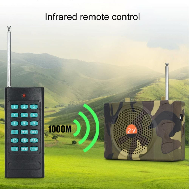 El altavoz de la caza del pájaro del amplificador de la voz de 25W Bluetooth apoya el control remoto de USB/TF/FM el 1000m, EU Plug, UK Plug, US Plug, AU Plug