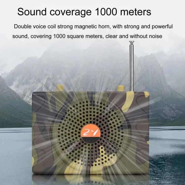El altavoz de la caza del pájaro del amplificador de la voz de 25W Bluetooth apoya el control remoto de USB/TF/FM el 1000m, EU Plug, UK Plug, US Plug, AU Plug