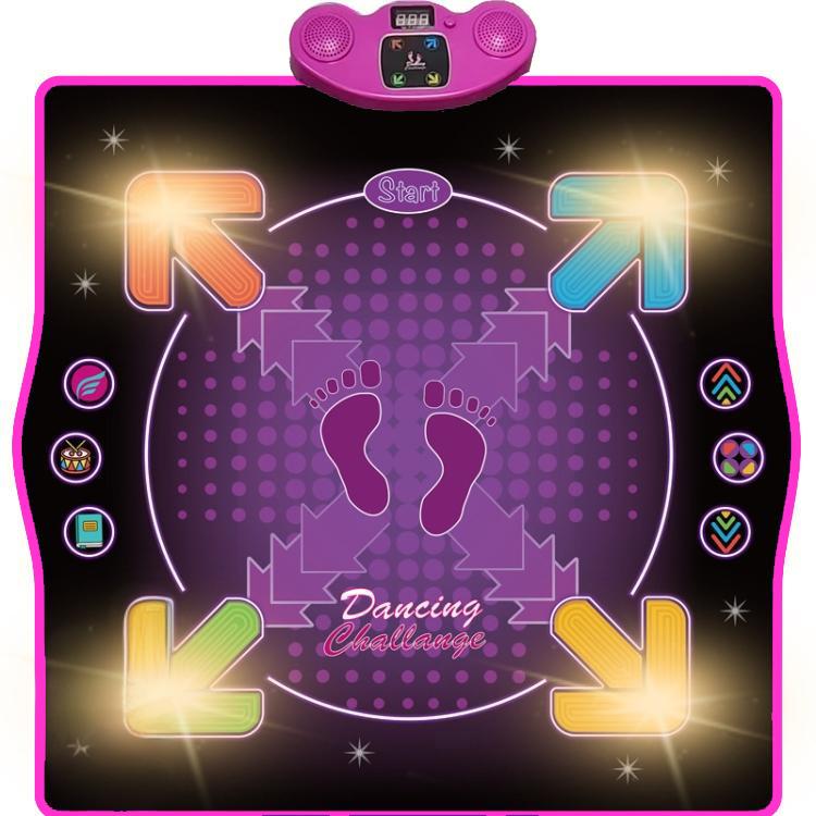 Alfombrilla de baile electrónica Bluetooth para niños, almohadilla de baile musical, Basic Without Microphone, Basic with Microphone, Lighting Type Without Microphone, Lighting Type