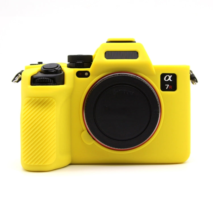 Funda protectora de silicona para cámara sin espejo Sony A7RV, Yellow, Red, Camouflage, Black, Dark Green, Coffee, White, Blue