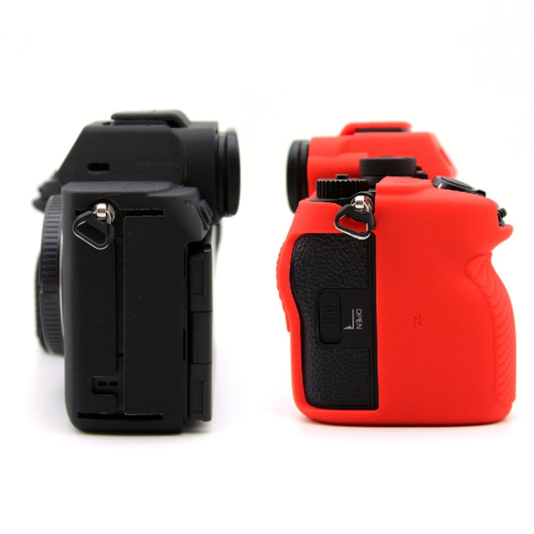Funda protectora de silicona para cámara sin espejo Sony A7RV, Yellow, Red, Camouflage, Black, Dark Green, Coffee, White, Blue