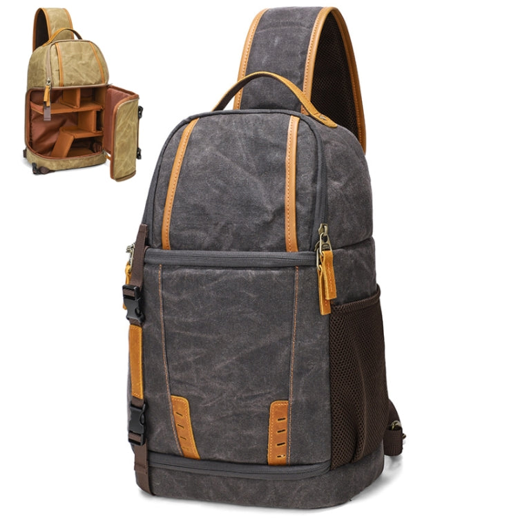 Bolso de hombro de fotografía impermeable resistente al desgaste de lona al aire libre