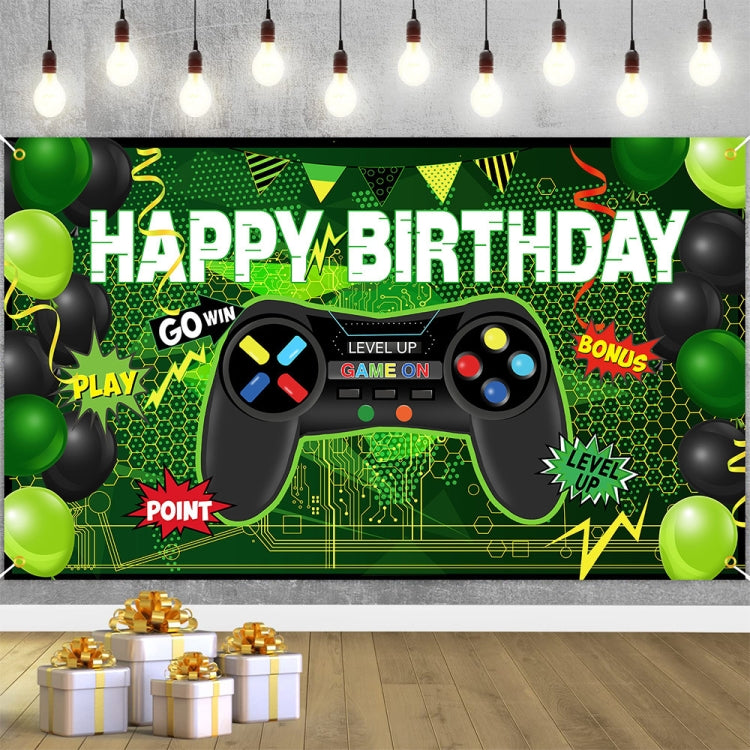 180x110cm consola de juegos tema fondo de cumpleaños decoración de fiesta de cumpleaños Banner, 2023SRB51, 2023SRB53, 2023SRB54