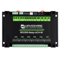 Placa de control industrial WAVESHARE RP2350, módulo de relé de 6 canales, basado en el microcontrolador RP2350, compatible con interfaces externas RS485 y Pico., With Wi-Fi Module