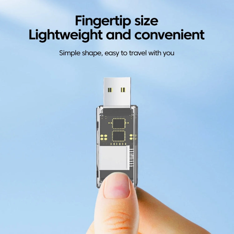 Convertidor OTG USB a SD/TF 2 en 1 Lector de tarjetas multifunción, Transparent