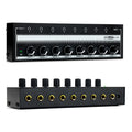 Amplificador de auriculares multicanal de monitoreo de 8 canales para estudio de grabación, enchufe de EE. UU., HA800