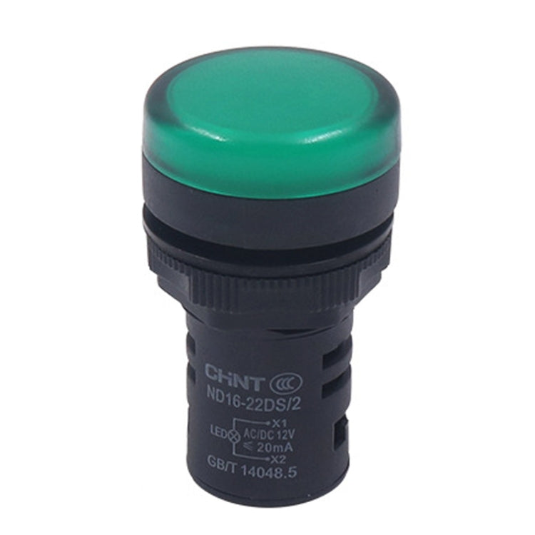 CHINT ND16-22DS Luz de señal LED Luces indicadoras AD de alimentación, 24V (Red), 24V (Green), 24V (Yellow), 220V (Red), 220V (Green), 220V (Yellow)