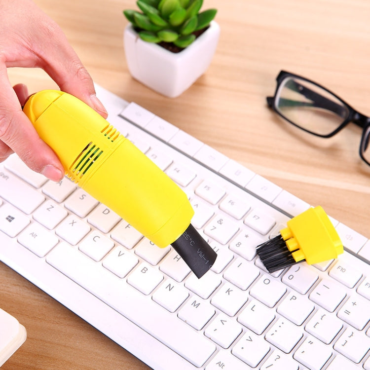 Mini USB cepillo de limpieza de teclado portátil removedor de polvo de computadora