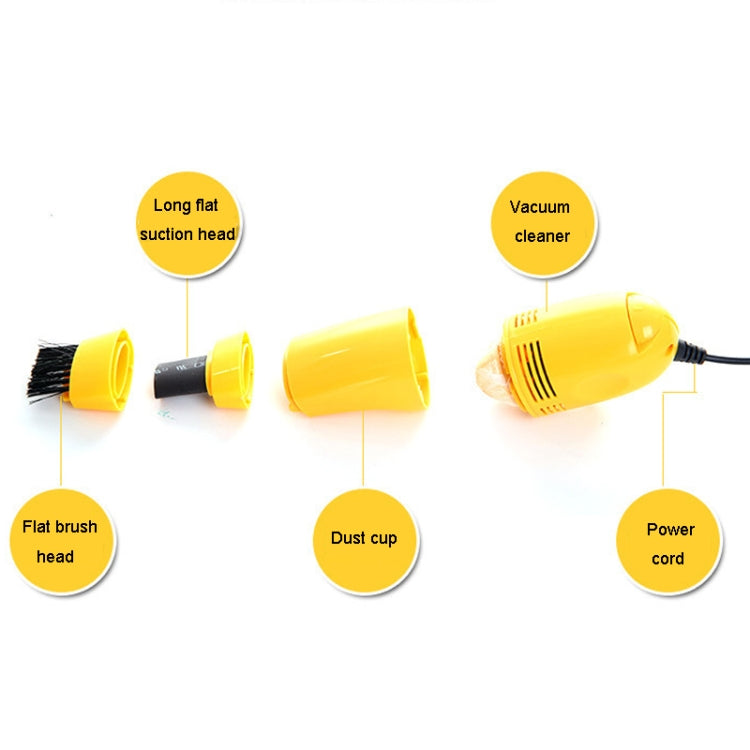 Mini USB cepillo de limpieza de teclado portátil removedor de polvo de computadora