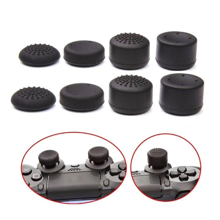 8 unids/set para PS5/PS4 tapa de Joystick de silicona tapa de refuerzo Gamepad funda protectora basculante