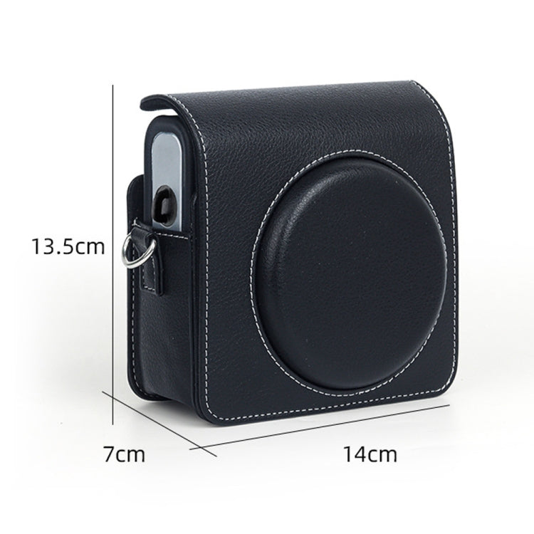 Para Fujifilm instax SQ40 PU Funda de cuero bolsa de almacenamiento para cámara