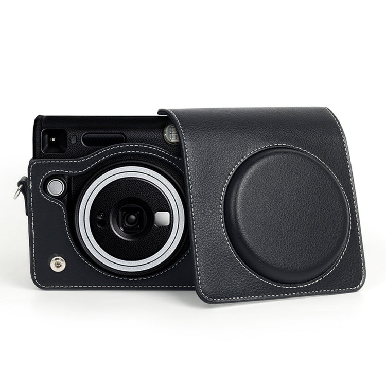 Para Fujifilm instax SQ40 PU Funda de cuero bolsa de almacenamiento para cámara