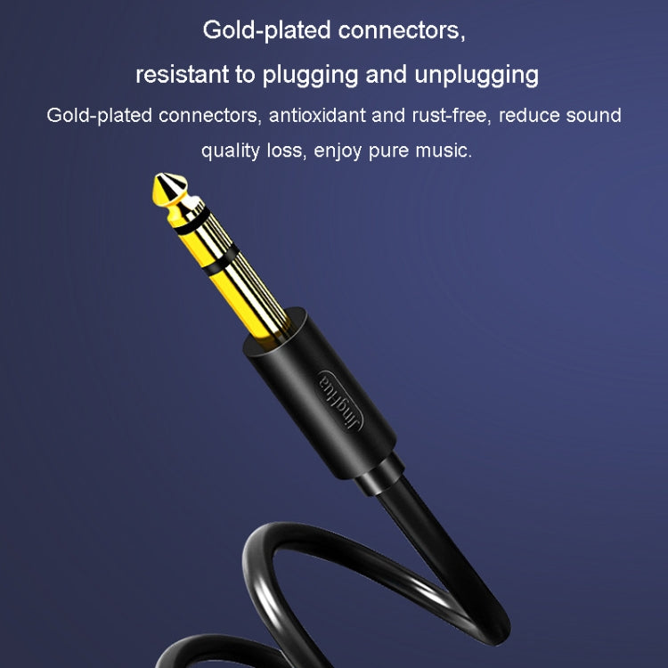 JINGHUA Cable de audio de 3,5 mm a 6,5 mm Amplificador Guitarra Cable de 6,35 mm, 0.5m, 1.5m, 3m, 5m