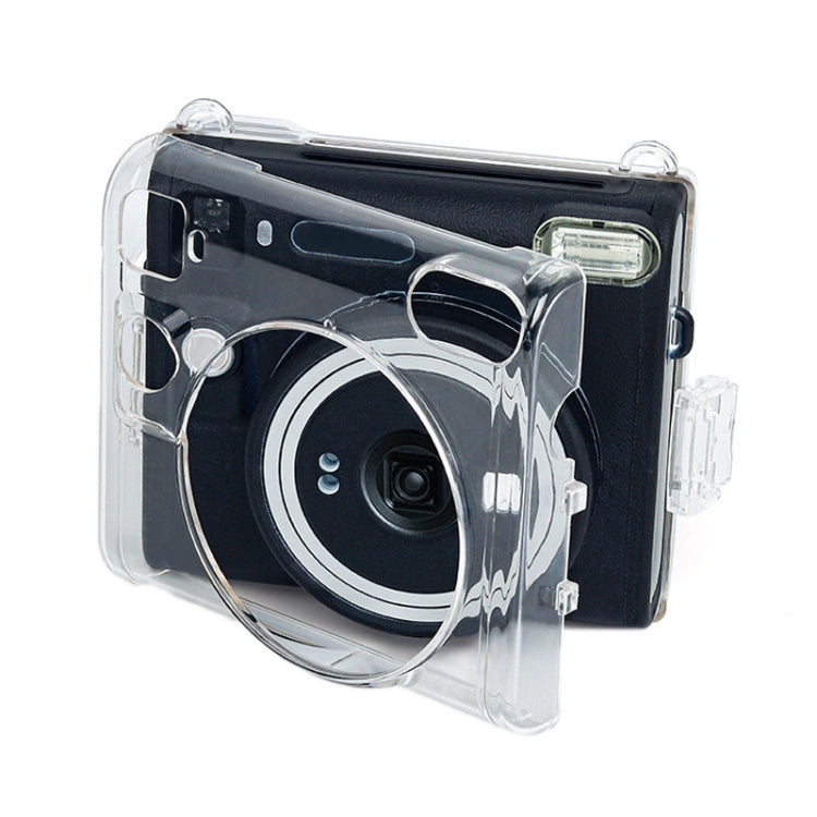 Para instax SQUARE SQ40 Lanyard Camera Funda protectora de cristal transparente, For instax SQUARE SQ40