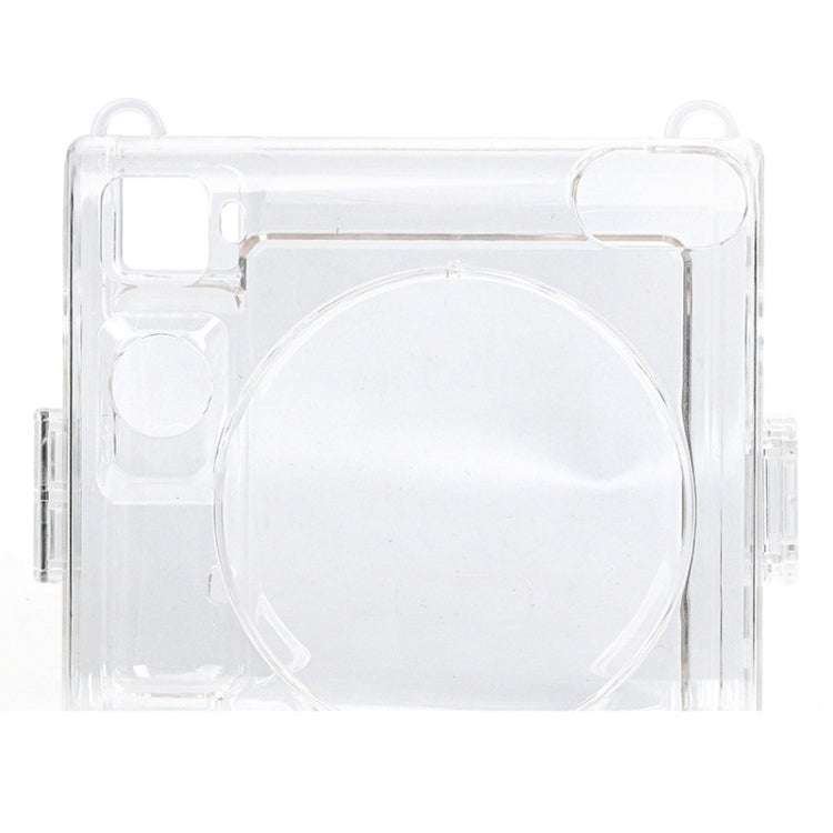 Para instax SQUARE SQ40 Lanyard Camera Funda protectora de cristal transparente, For instax SQUARE SQ40
