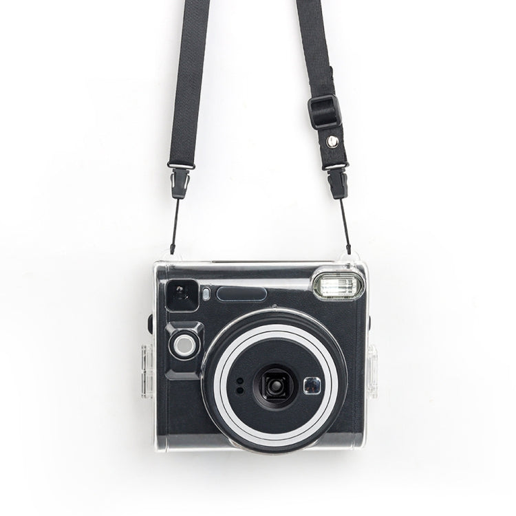 Para instax SQUARE SQ40 Lanyard Camera Funda protectora de cristal transparente, For instax SQUARE SQ40