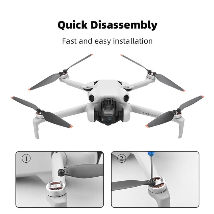 Cuchillas de hélice para drones 6030F Piezas de repuesto de accesorios, For DJI Mini 4 Pro 2pairs, For DJI Mini 4 Pro 4pairs