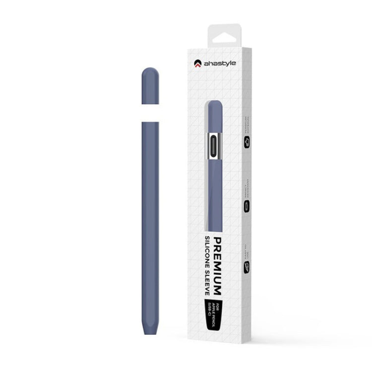 Para Apple Pencil 3 USB-C AhaStyle PT65-3 Funda protectora de silicona del mismo color