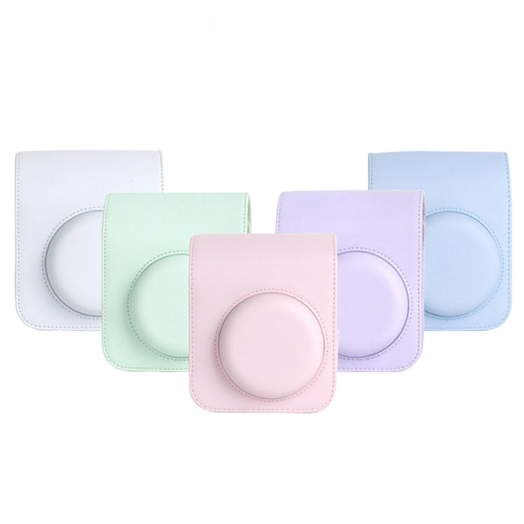 Para Polaroid Mini12 7 en 1, pegatina para álbum de fotos, marco de fotos, bolsa para cámara, Green, White, Blue, Pink, Purple
