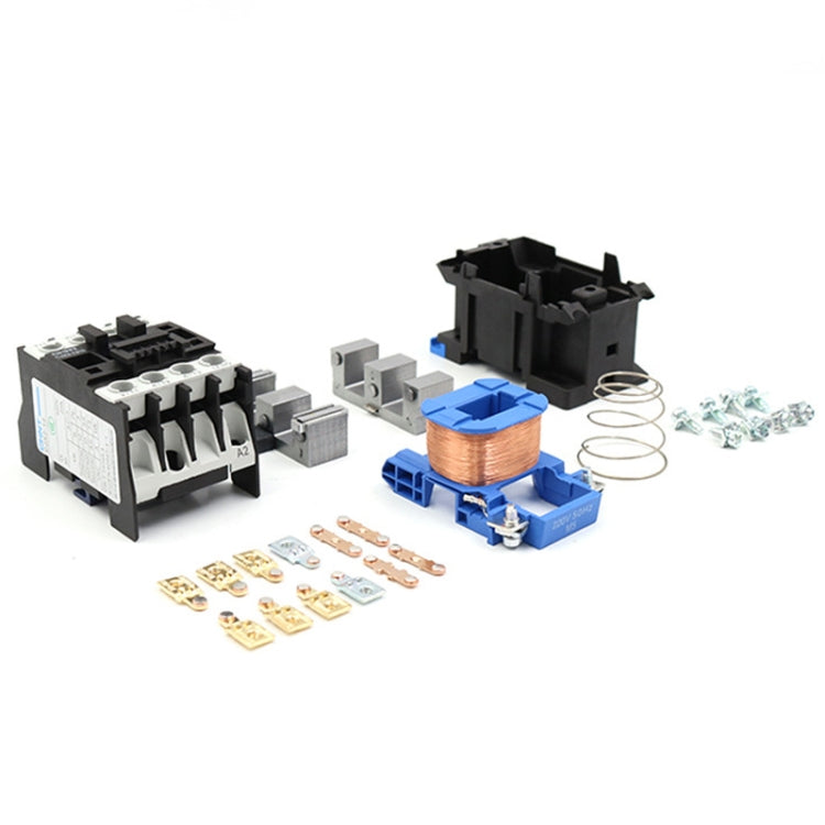 Contactos de aleación de plata de 220 V Contactor de CA monofásico multiusos, CHNT CJX2-0910 9A, CHNT CJX2-0901 9A, CHNT CJX2-1210 12A, CHNT CJX2-1201 12A, CHNT CJX2-1810 18A, CHNT CJX2-1801 18A, CHNT CJX2-2510 25A, CHNT CJX2-2501 25A, CHNT CJX2-3210 3...