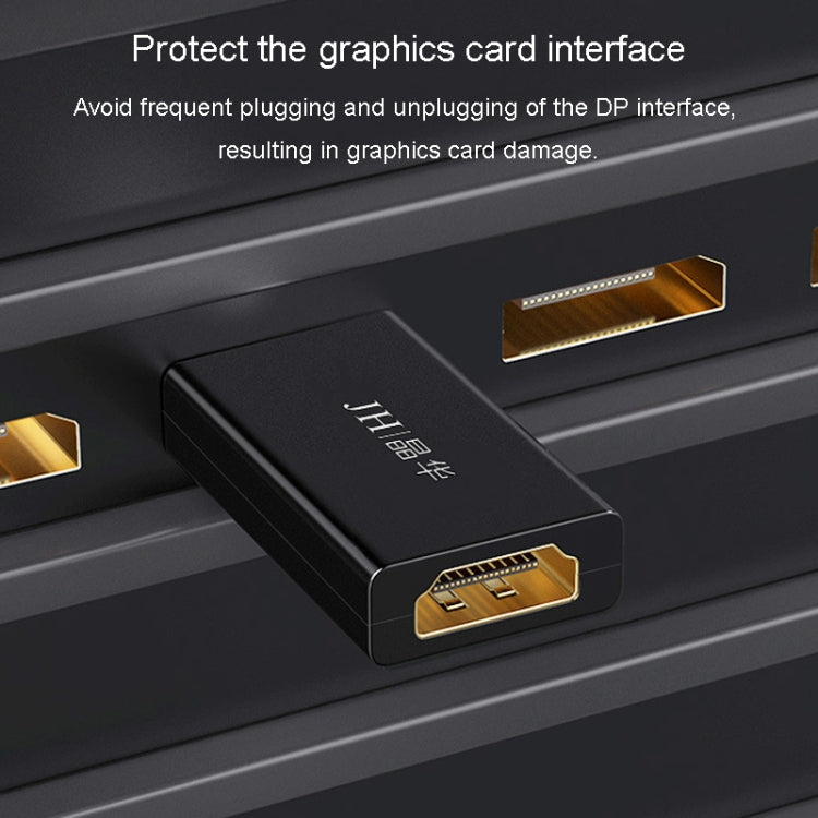 JINGHUA DP macho a HDMI adaptador hembra conector de audio y vídeo, 1080P Universal Version, 4K Universal Version