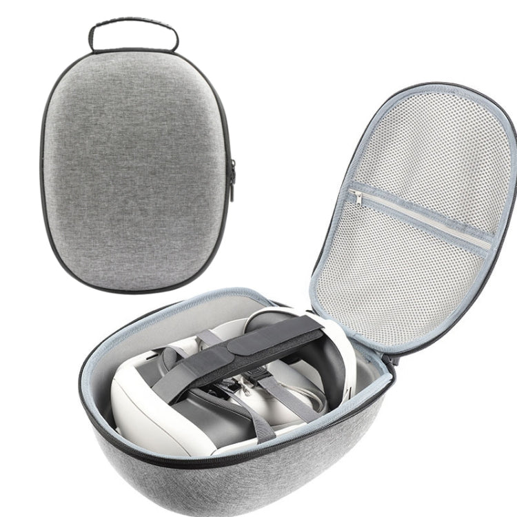 Para Meta Quest 3 VR bolsa de almacenamiento EVA estuche rígido bolso, Grey