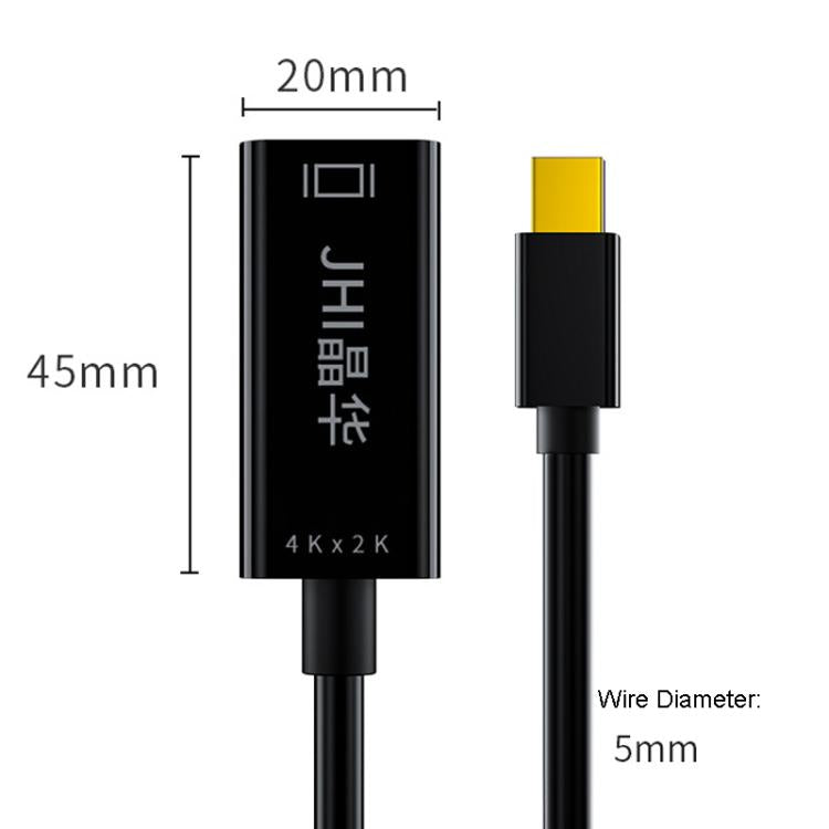 JINGHUA Mini DP a HDMI HD Video Converter admite interfaz Lightning 4K