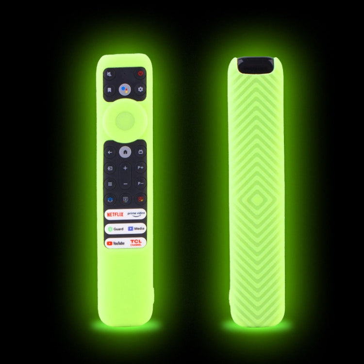 Para TCL RC902V Funda protectora de control remoto FMR1/FAR2/FMR4 Fundas universales de silicona a prueba de golpes, 20.9 x 4.3 x 1.7cm