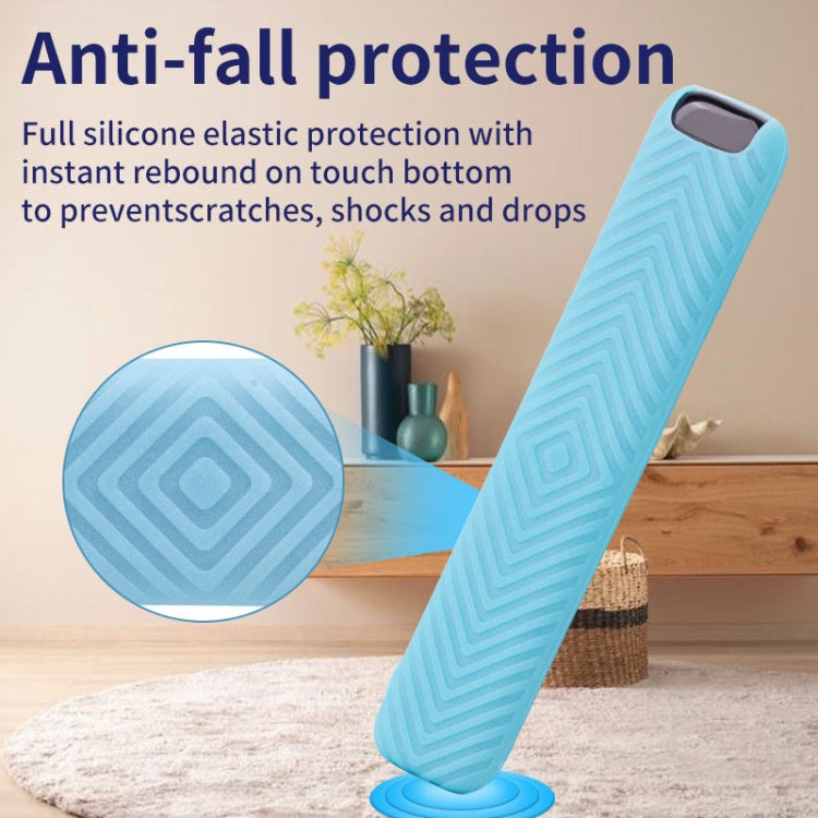 Para TCL RC902V Funda protectora de control remoto FMR1/FAR2/FMR4 Fundas universales de silicona a prueba de golpes, 20.9 x 4.3 x 1.7cm
