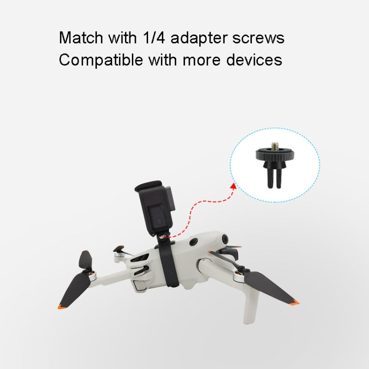 Para DJI Mini 4 PRO / Mini 3 PRO / Mini 3 Soporte de expansión superior 1/4 tornillos para accesorios de trípode, For DJI Mini 4 PRO / Mini 3 PRO / Mini 3