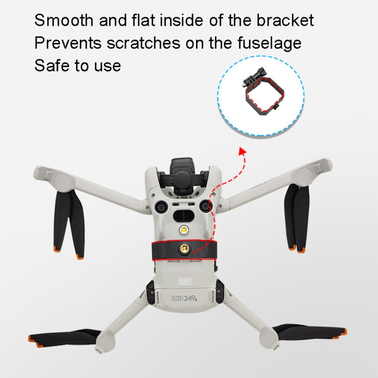 Para DJI Mini 4 PRO / Mini 3 PRO / Mini 3 Soporte de expansión superior 1/4 tornillos para accesorios de trípode, For DJI Mini 4 PRO / Mini 3 PRO / Mini 3