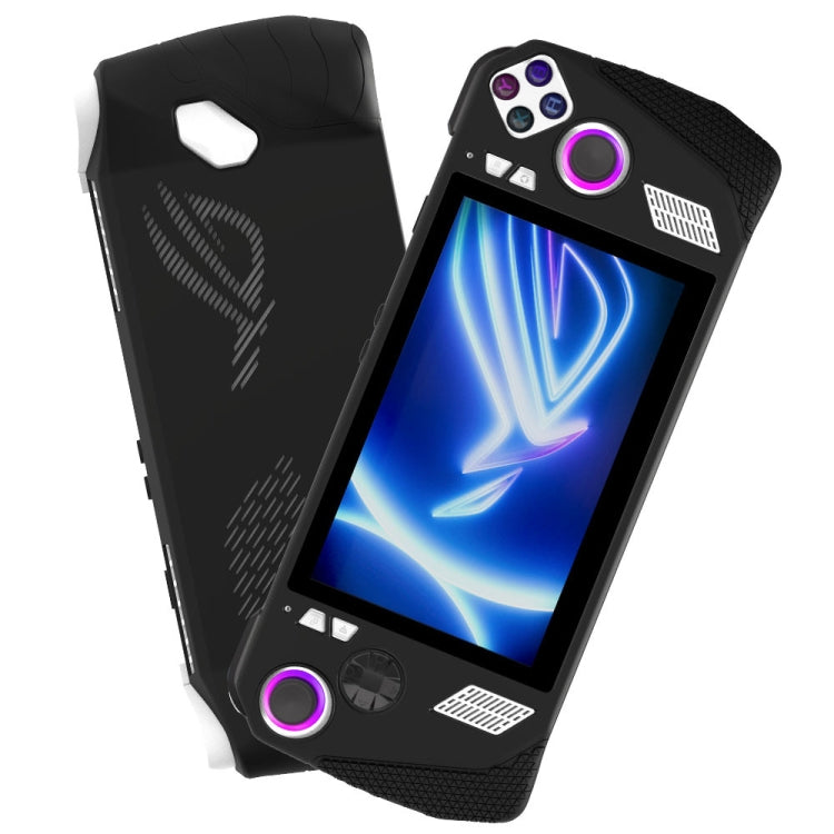Funda protectora de silicona para consola de juegos ASUS ROG Ally + juego de tapas de botón, accesorios de bolsillo para juegos