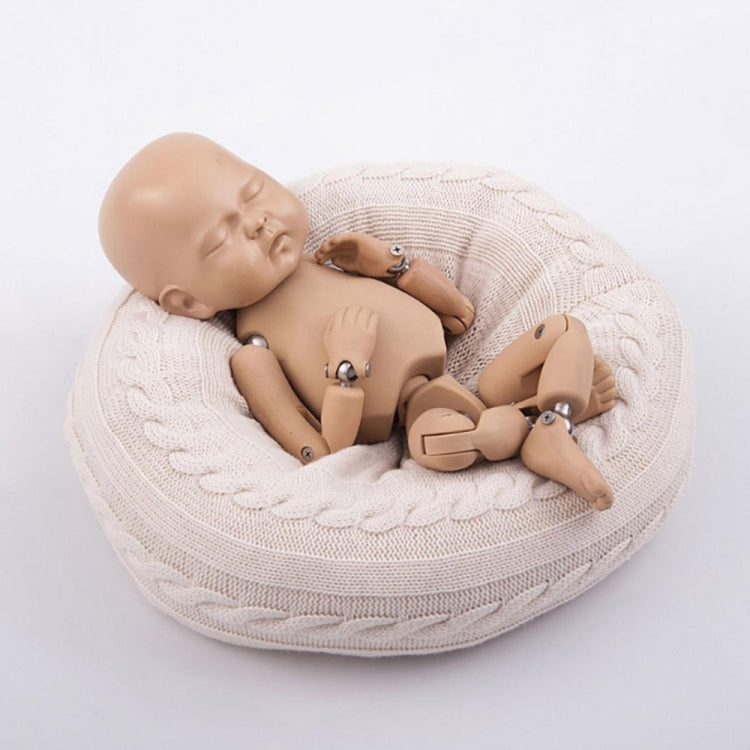 Accesorios de fotografía de sofá pequeño blanco perezoso para foto de bebé