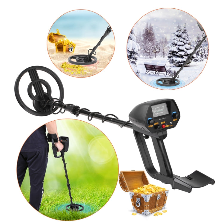 Equipo de detección al aire libre de posicionamiento preciso de detección de metales subterráneos, MD4080 Black, MD4080 Yellow