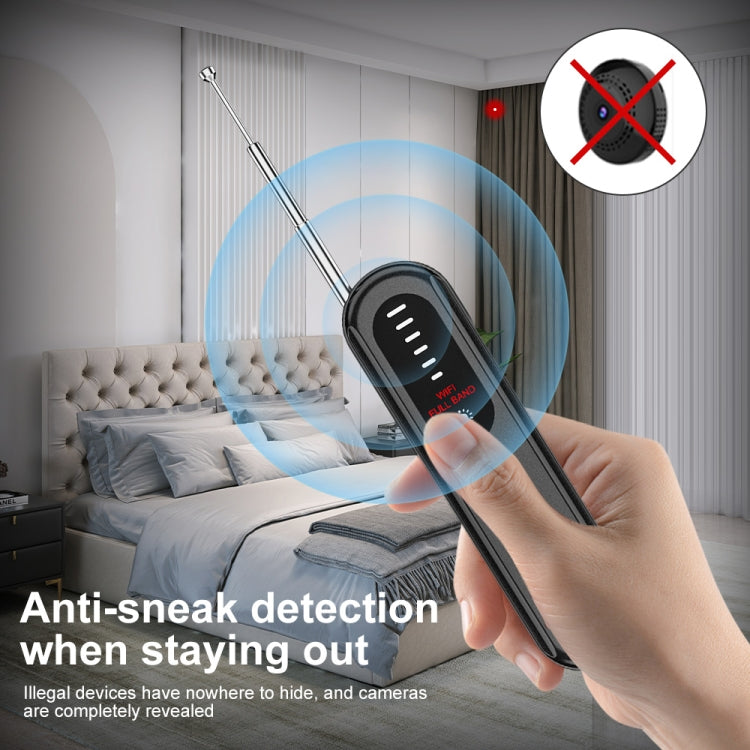T01 Detector inalámbrico Cámara Antiespías Posicionamiento GPS Alarma, T01