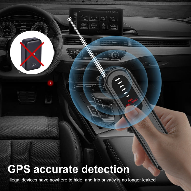 T01 Detector inalámbrico Cámara Antiespías Posicionamiento GPS Alarma, T01