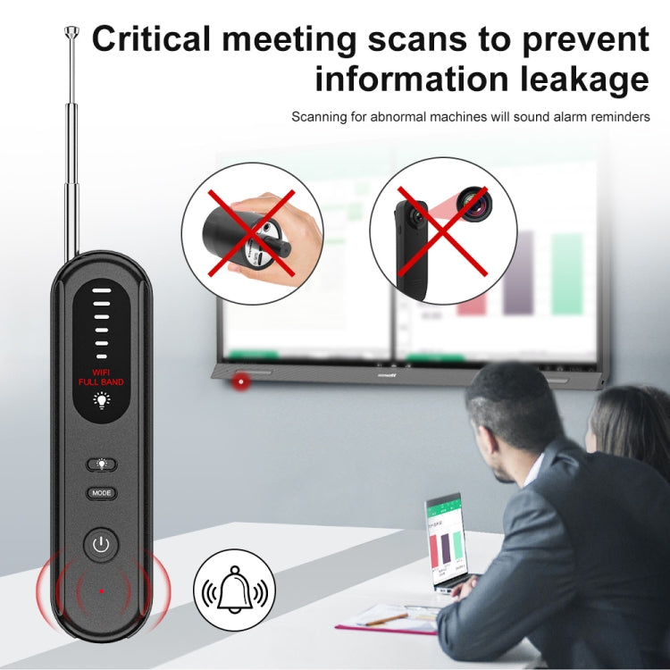 T01 Detector inalámbrico Cámara Antiespías Posicionamiento GPS Alarma, T01